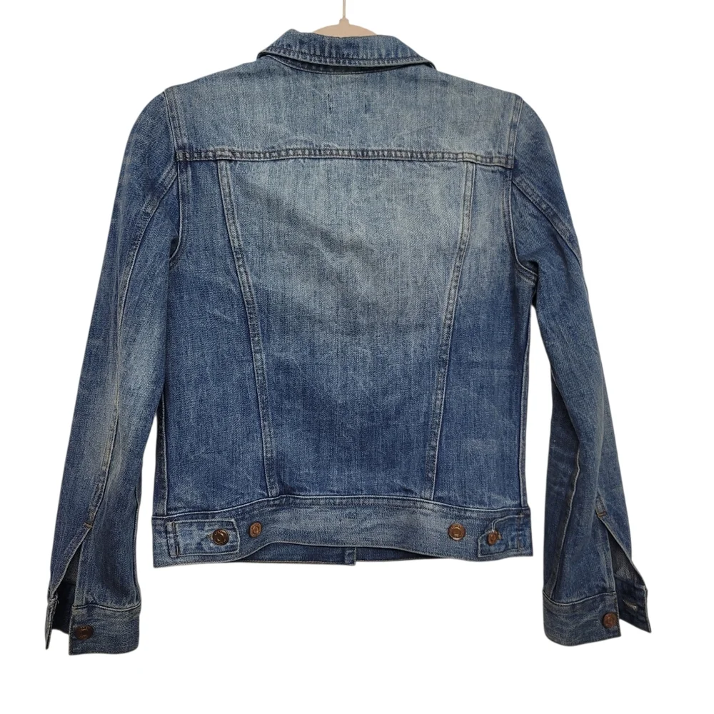 J. Crew Classic Indigo Denim Jean Jacket - Women's Size XS - Picture 4 of 12
